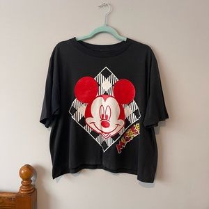Mickey cropped tee